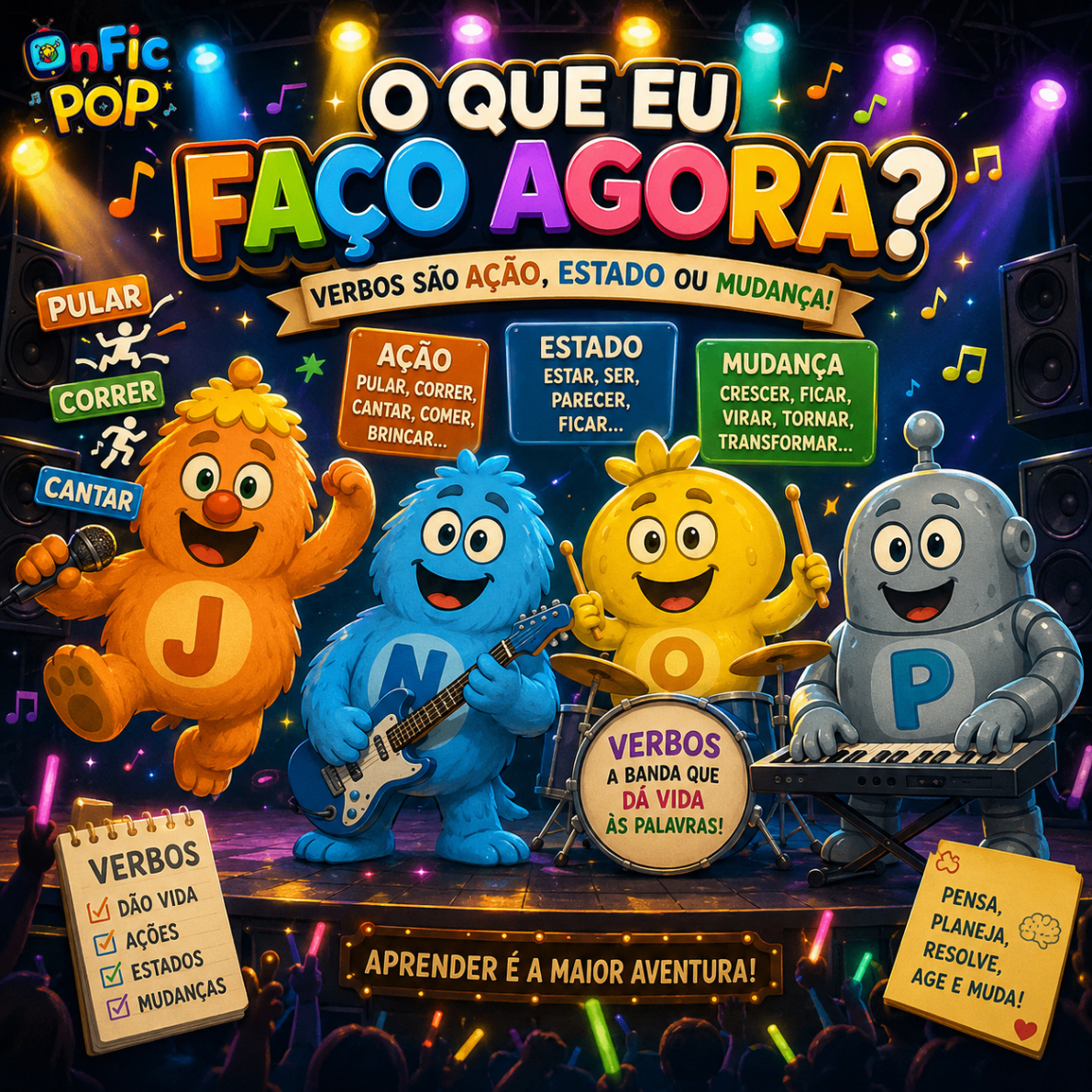 Os Verbos em Ação